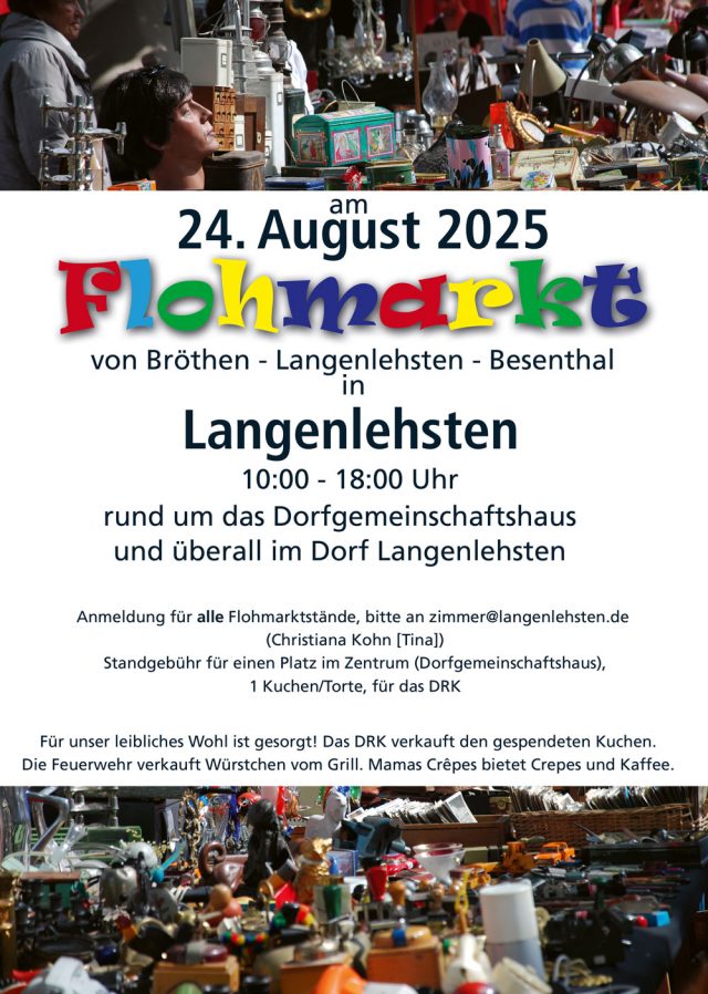 Dorflohmarkt Langenlehsten 2025